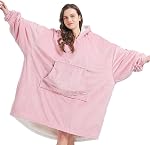 Chandail à capuche, Couverture à cape super chaude pour femmes hommes, Chandails à caponce de sherpa,Une taille convient à tous