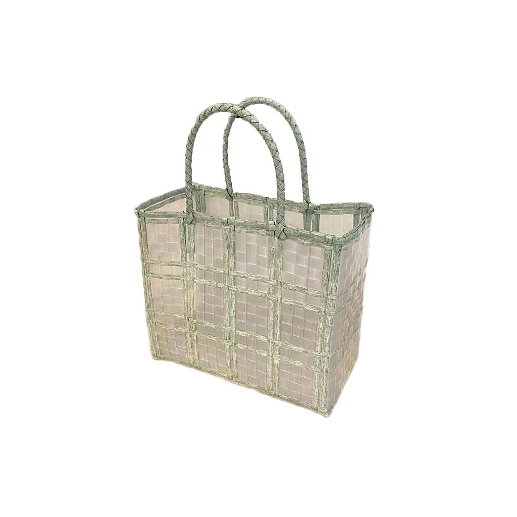 Cesta de picnic PÁGINAS Cesta de picnic Cascar Picnic Cortador de picnic de gran capacidad Bolsa de tejido Supermercado Cesta de compras Mano Cesta de almacenamiento al aire libre cámping, al aire lib