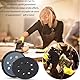ANBOO 2 Ersatz-Schleifpads mit 8 Löchern, 5 Zoll, Makita Schleifpads, Ersatzschleifpads mit Haken und Schnallen, kompatibel mit Makita BO5010, BO5030K, BO5031K, BO5041K