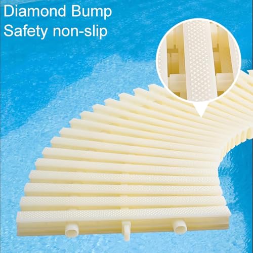 Generico Griglia di Scarico per Piscina Resistente, griglia di Troppo Pieno in plastica per Un drenaggio efficiente, Ideale per la Manutenzione di Piscine e sistemi fognari, Soluzione di drenaggio PE