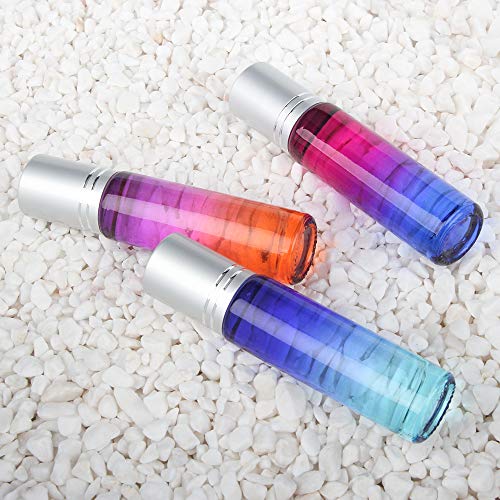 10Ml Colorful Essential Oil Roller Bottles Set With Stainless Steel Balls, Tomorotec Home Ultra Thick Roller Bottle For Oil With Opener And Droppers (20 Pcs) #TOP4