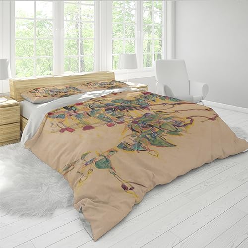 Housse de couette Egon Schiele durable et résistante avec fermeture éclair - 3