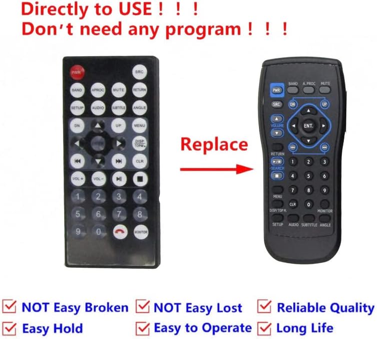 Remote Control for Alpine CDE-9821RM CDE-9822RM CDE-9827R CDE-9841E CDE-9846R CDE-9873RB CDE-9874E CDE-9874RB CDE-9874RR CD Car Stereo Receiver