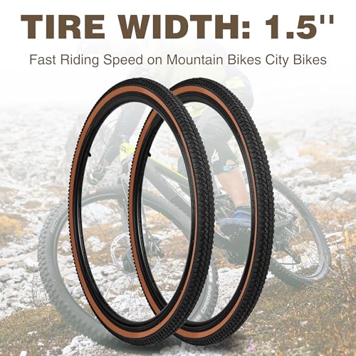 WEEROCK 26x1.5 Brown Wall Tire