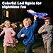 HitToys Airplane Launcher Toy for Kids, 3 Pack Spider Foam Gliders Air Planes with Led, 2 Flight Modes 3 4 5 6 7 Year Old Boys Girls Outdoor Flying Toys Outside Sport Games Birthday