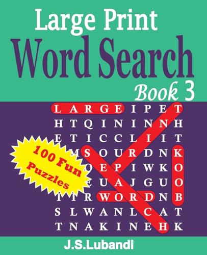 Large Print Word Search Book 3