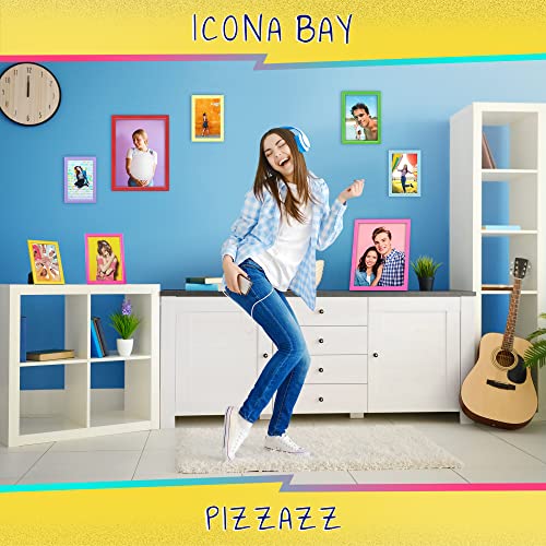 Icona Bay 8X10 Picture Frame, Pink Colored Solid Wood Scandinavian Style Frame For Photo, Pizzazz Collection #TOP3