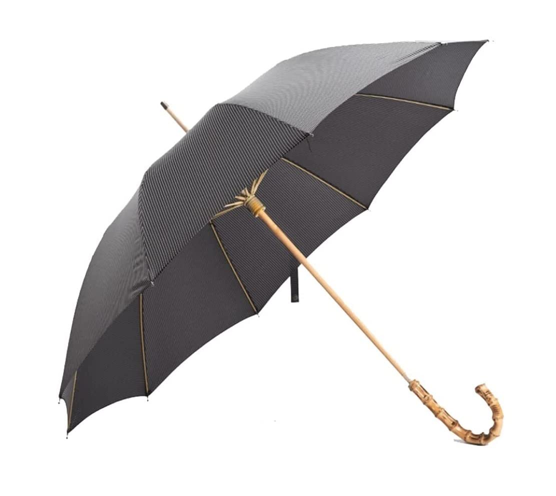 INKTUS Regenschirm Groer Golfregenschirm mit 10 Bones windbestndiger  Bambus-Regenschirm Retro-Stick-Regenschirm Windsicherer Sturm Schirm :  Amazon.de: Fashion