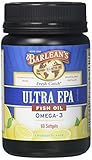 Barlean's Fresh Catch Fish Oil, Ultra EPA, Omega-3, Lemonade Flavor, 1000 Milligram, 60-Softgels