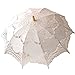 Produktbild Jellbaby Sonnenschirm für Hochzeit, Spitze, viktorianisches Damen-Kostüm, Zubehör, Brautparty-Dekoration (weiß)