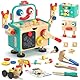 Lehoo Castle Werkzeugkoffer Kinder Werkbank Montessori Kinderspielzeug ab 3 Jahre, Roboter Kinderwerkzeug Holzspielzeug, Geschenk Junge Mädchen Werkzeug Motorik Lernspiele 2 3 4 Jahre