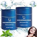 Magic Toothpaste Whitening Booster Powder,Snow Magic Teeth Whitening Powder,Purely White Teeth Whitening Powder,Tooth Whitening Powder Toothpaste for Stain Removal, for a Dazzling Smile(2PCS)