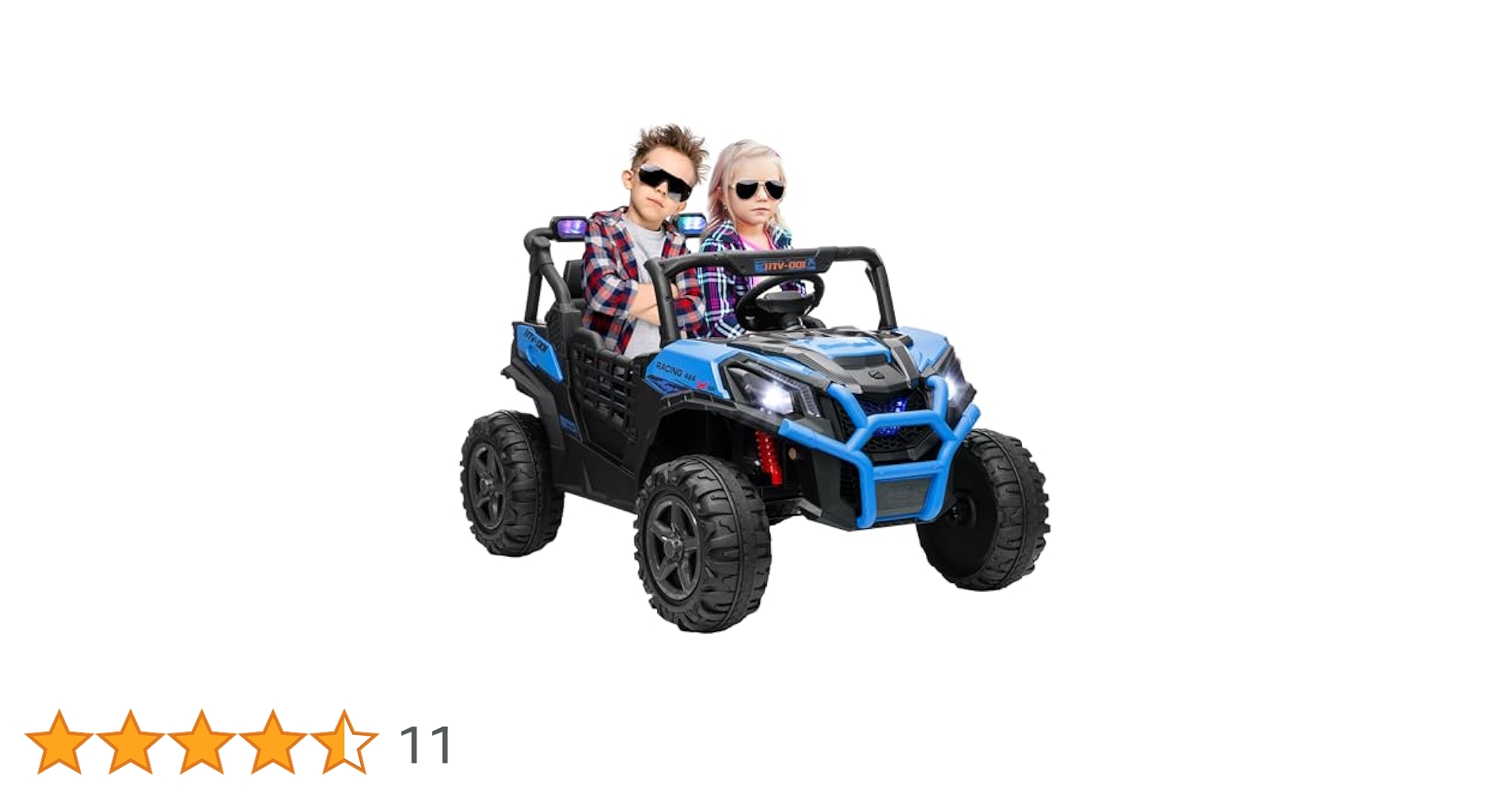 yunn⭐︎kids LIFE ！2セット Qaba 2-Seater Electric Car for Kids with Remote Control