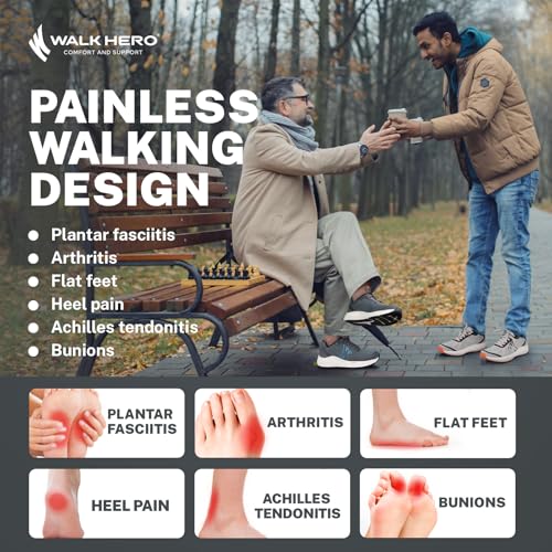 Orthopedic Shoes for Men with Arch Support, Plantar Fasciitis Shoes for Breathable Mesh, Non-Slip Walking Shoes for Heel Pain Relief3