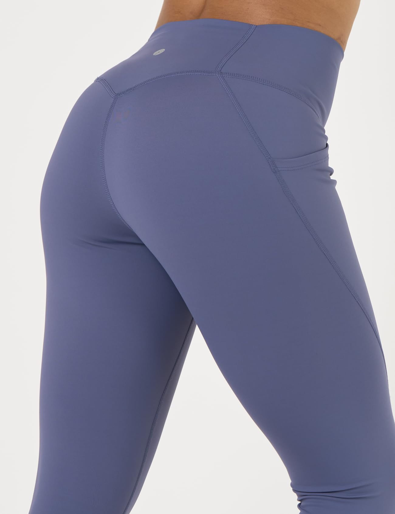 LAPASA Leggings Sportivi Yoga Donna L0A1/B1 - Pantaloni Lunghi Estivi Elasticizzati Tasche Laterali Opachi Vita Alta Push Up Contenitivi Aderenti Modellanti Snellenti Palestra Fitness Running Zumba