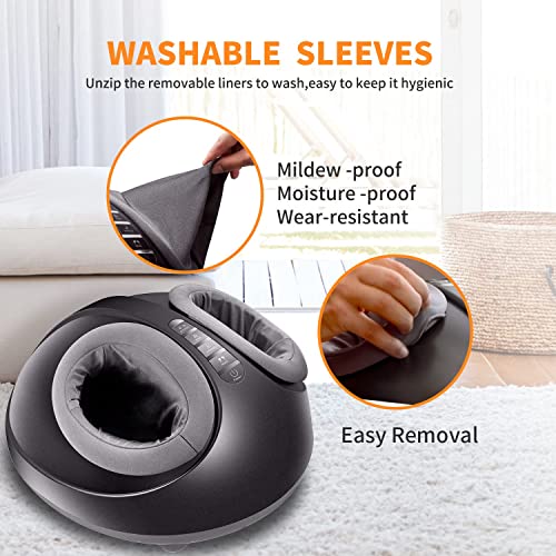Mynt Shiatsu Foot Massager Machine: Adjustable Heat, Intensity, Multi-Mode For Plantar Fasciitis Foot Pain Relief Home Use Improve Sleep Blood Circulation Up To Men Size 13 #TOP6