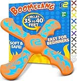 Boomerang for Kids - Stocking Stuffers For Kids - Best Gifts for Boys & Girls Gift Ideas - Kid Stocking Stuffers & Fun Holiday Presents Outdoor Toys - Fun Children Birthday Party Favors & Goodie Bag