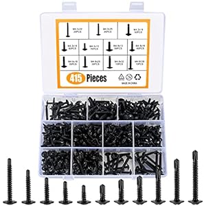 Jinzeyou JYZDE-029 Blechschrauben Set 415 Stk