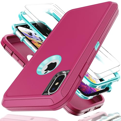Coque antichoc iPhone Xs Max polycarbonate rigide et film