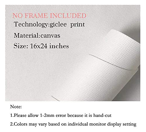 African American Woman Canvas Wall Art African Women Pictures Abstract African Art Paintings For Wall Art Black Woman Portrait Wall Art African Girl Canvas Print Art For Bedroom 16X24X3 Inch Unframed #TOP5