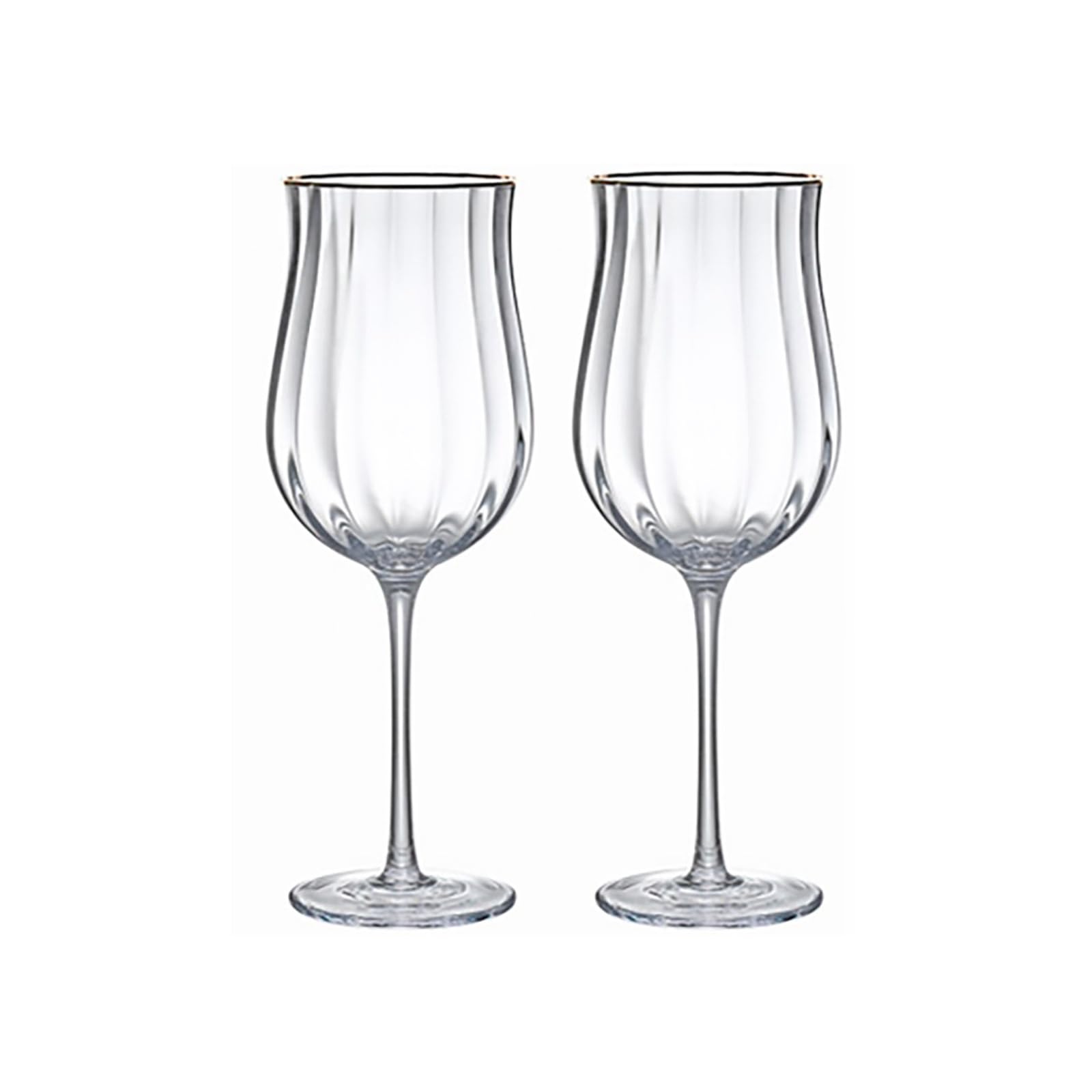 Verres à vin de 400ml pas faciles à verser avec une base large très stable