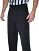 Smitty | BKS-297 | Tapered Fit 4-Way Stretch Flat Front Referee Pants Slash Pockets Black | Wrestling Basketball Official (29)