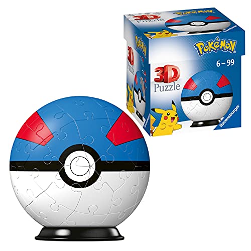 Ravensburger 3D Puzzle Ball - Pokémon Superball - Ages 6+