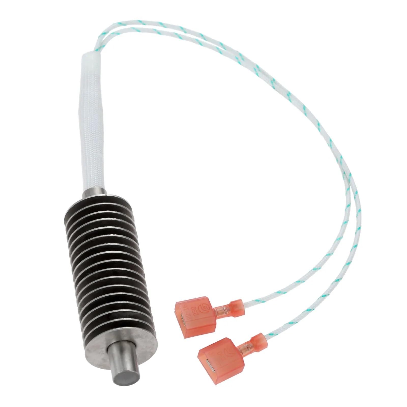 TUBBEK Allumeur de Remplacement de poêle 306 Watts, 15 ailettes, adapté aux poêles à granulés for Harman 1-10-06620, 3-20-06783,3-20-677200, connecteurs mâles