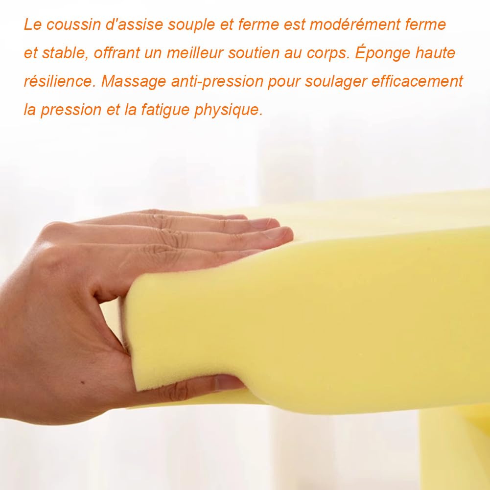 Yuly Coussins de Remplacement pour Siège de Canapé,Mousse de Rembourrage Densité 35,Épaisseur 3/5/8/10/12/15/20 cm,Mousse Matelas à Découper - Personnalisable,1 pièce (8cm-150x35cm)
