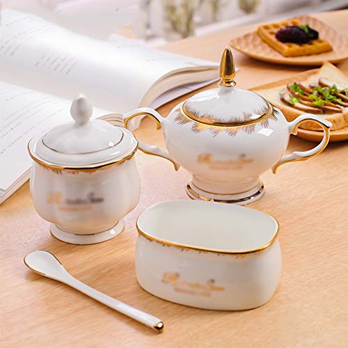 QXSJEDYCH Zuckerdose, Zuckerdose, Kaffeewürfel-Zuckerdose, Keramik-Zuckerdose mit Deckel, Vorratsdose. Raffinierte und großzügige Zuckerdose ist die erste Wahl for Geschenke, Bonbongläser Gläser(B) 6 QXSJEDYCH Zuckerdose, Zuckerdose, Kaffeewürfel-Zuckerdose, Keramik-Zuckerdose mit Deckel, Vorratsdose. Raffinierte und großzügige Zuckerdose ist die erste Wahl for Geschenke, Bonbongläser Gläser(B)