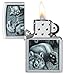 Zippo Animal Kingdom Design Satin Chrome Pocket Lighter