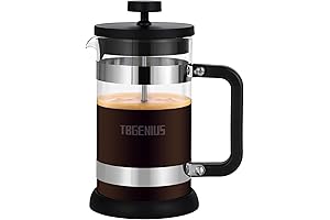 French Press Coffee Maker, 21 oz Heat Resistant Coffee Pot