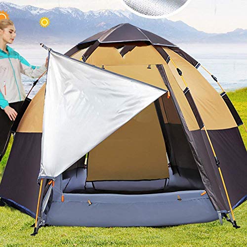 Tente de camping 5-8 personnes imperméable grand dôme anti humidité extérieur - 4