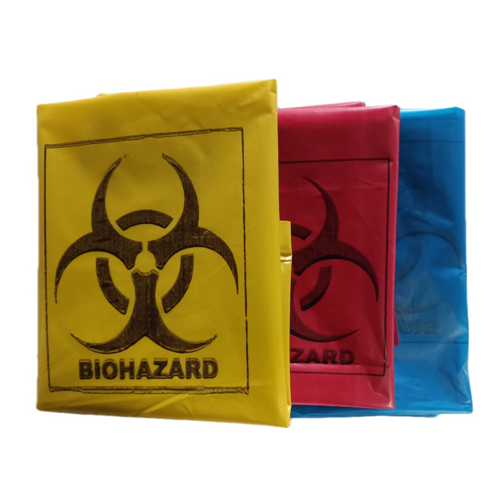 TECHNOSPILL Biohazard/Bio-Medical Waste Bag (Blue,Red, Yellow - 120 Nos.) (B0BRWL7G81) Amazon Price History, Amazon Price Tracker