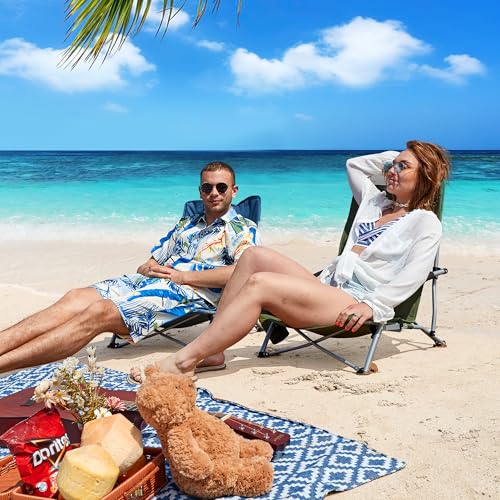 gefaltet nur 65x15x15 cm - Detailansicht von Portal Strandstuhl Klappbar Leicht – Deal Dealfoxx.de