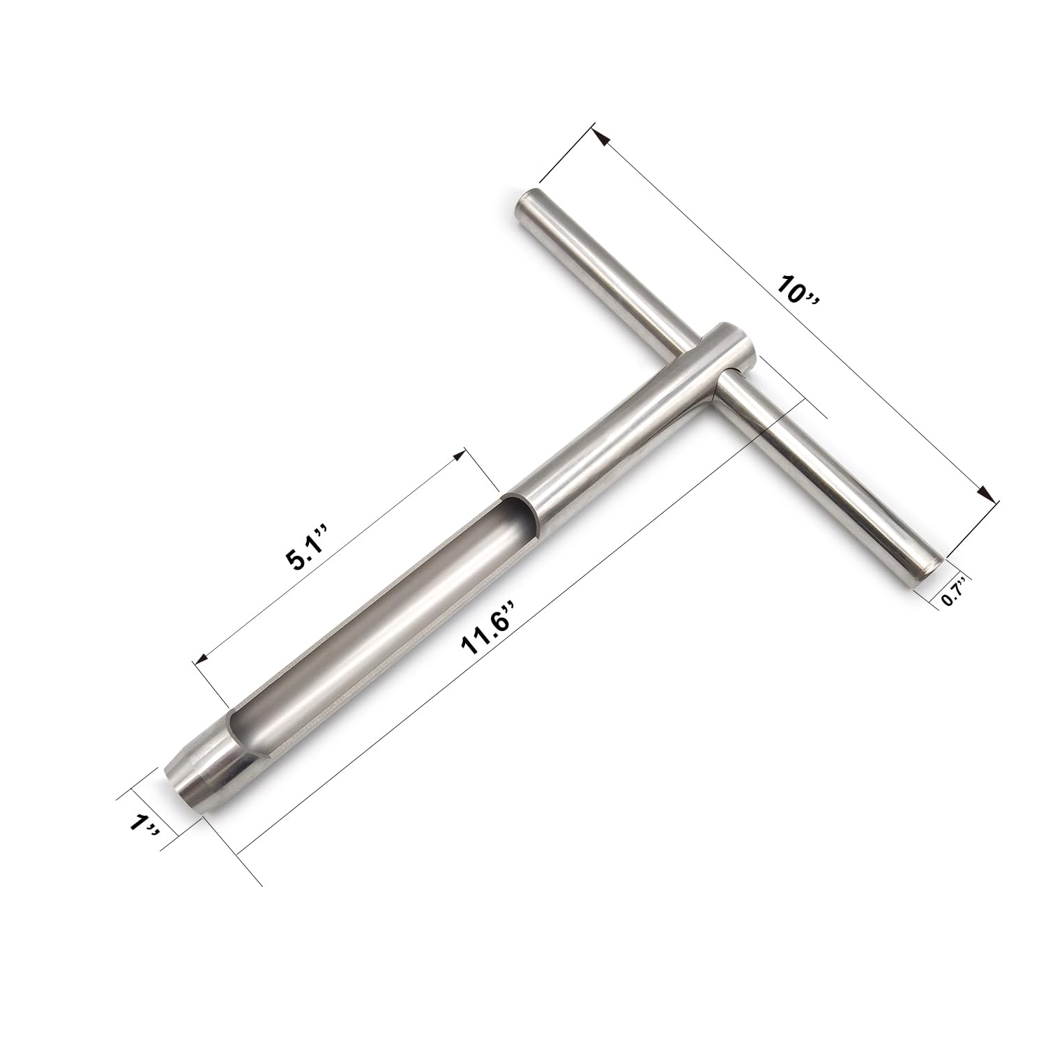 Sonda per campioni di suolo da 30,5 cm, con sacchetti riutilizzabili per campionatori del suolo, kit per test del suolo con manico a T in acciaio inox, asta per campionamento del suolo, cura delle