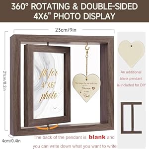 Dog Picture Frames 4×6 Pet Memorial Gifts for Dogs Cats  Rotating Wooden Picture Frame  Memorial Gifts for Loss of Dog  Loss of Dog Sympathy Gift  Dog Bereavement Remembrance Picture Frame  Cucciolini Doodles Dog picture frames 4×6 pet memorial gifts for dogs cats  rotating wooden picture frame  memorial gifts for loss of dog  loss of dog sympathy gift  dog bereavement remembrance picture frame   cucciolini doodles