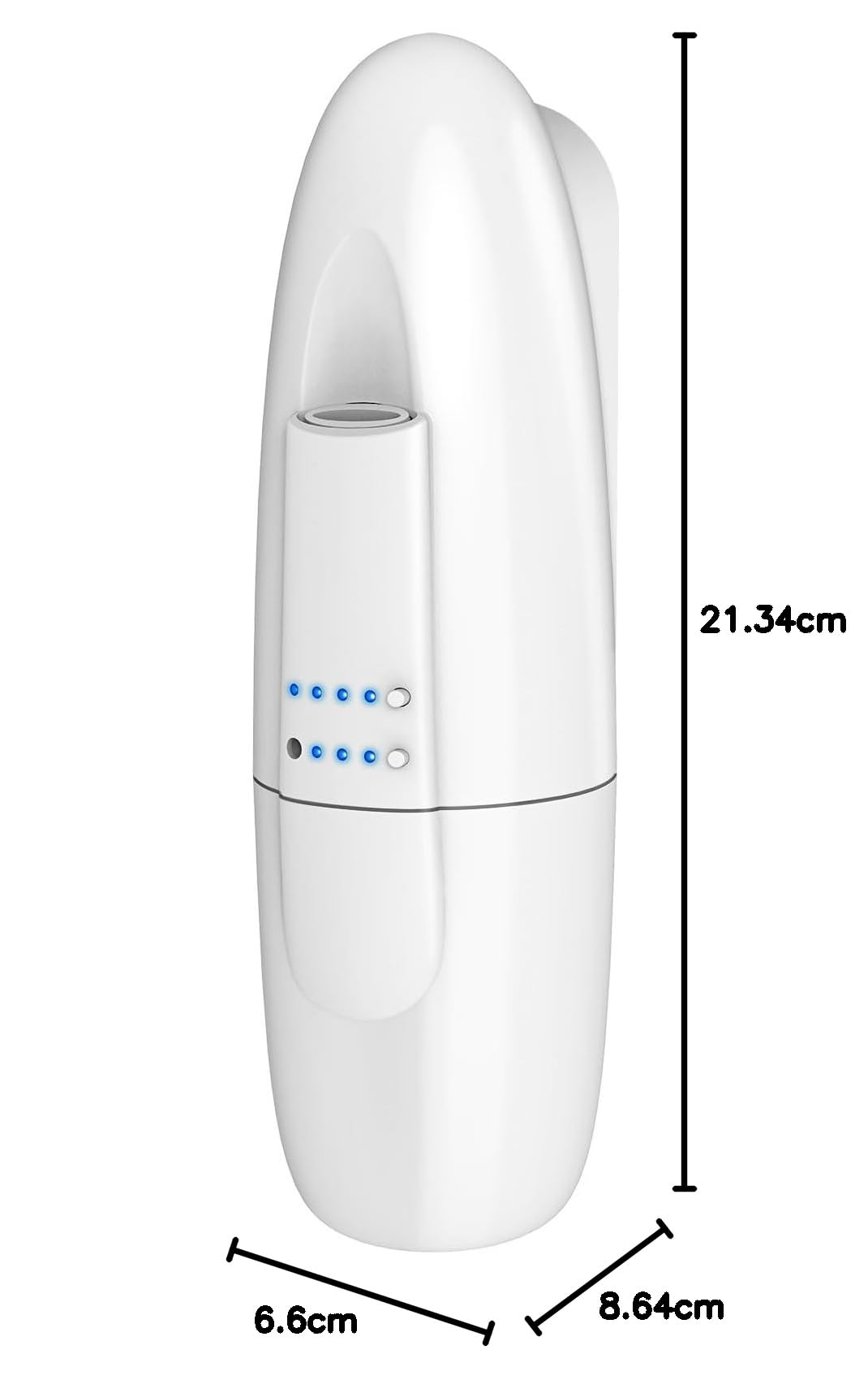 Difusor sin agua enchufable para aceites esenciales, difusor de fragancia de pared con control de botón con nanotecnología, difusor de aroma de 100 ml, máquina de aire aromático para una