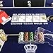 Poker Chip Holder Tray Racks - 1Pack Clear Acrylic Chips Rack Case with Cover Poker Table Accessories
