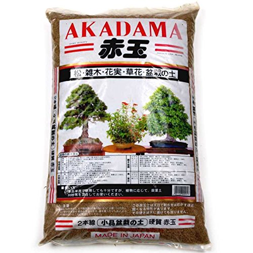 Preisvergleich Produktbild Akadama, Bonsaierde, 14 Liter, doppelt gebrannt, fein, Shohin