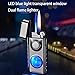 Dual-Flame Butane Lighter, with Transparent Fuel Window, Refillable, Adjustable Flame, Ideal as a Gift.(Silver)