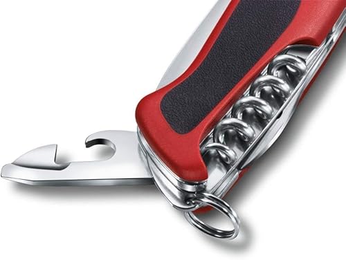 Miniatura 7 de Victorinox Ranger Grip Swiss Army Cuchillo de bolsillo de 12 funciones fabricado en Suiza con sierra de madera, hoja de bloqueo grande y palillo de