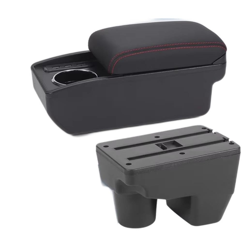 Fsozdbbpl B1 Black Red 6Usb For Toyota Yaris Elegant 2021-2025 Car Armrest Box Storage Box Interior Parts