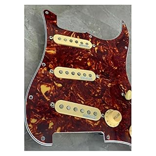 ZYZYZY PickGuard Couleur De Perle Rouge Complète pour Stratocaster Micros Pickguard - Les Beatles, Paul McCartney, John Lennon, RIngo Starr, George Harrison ZYZYZY PickGuard Couleur De Perle Rouge Complète pour Stratocaster Micros Pickguard – Image 4