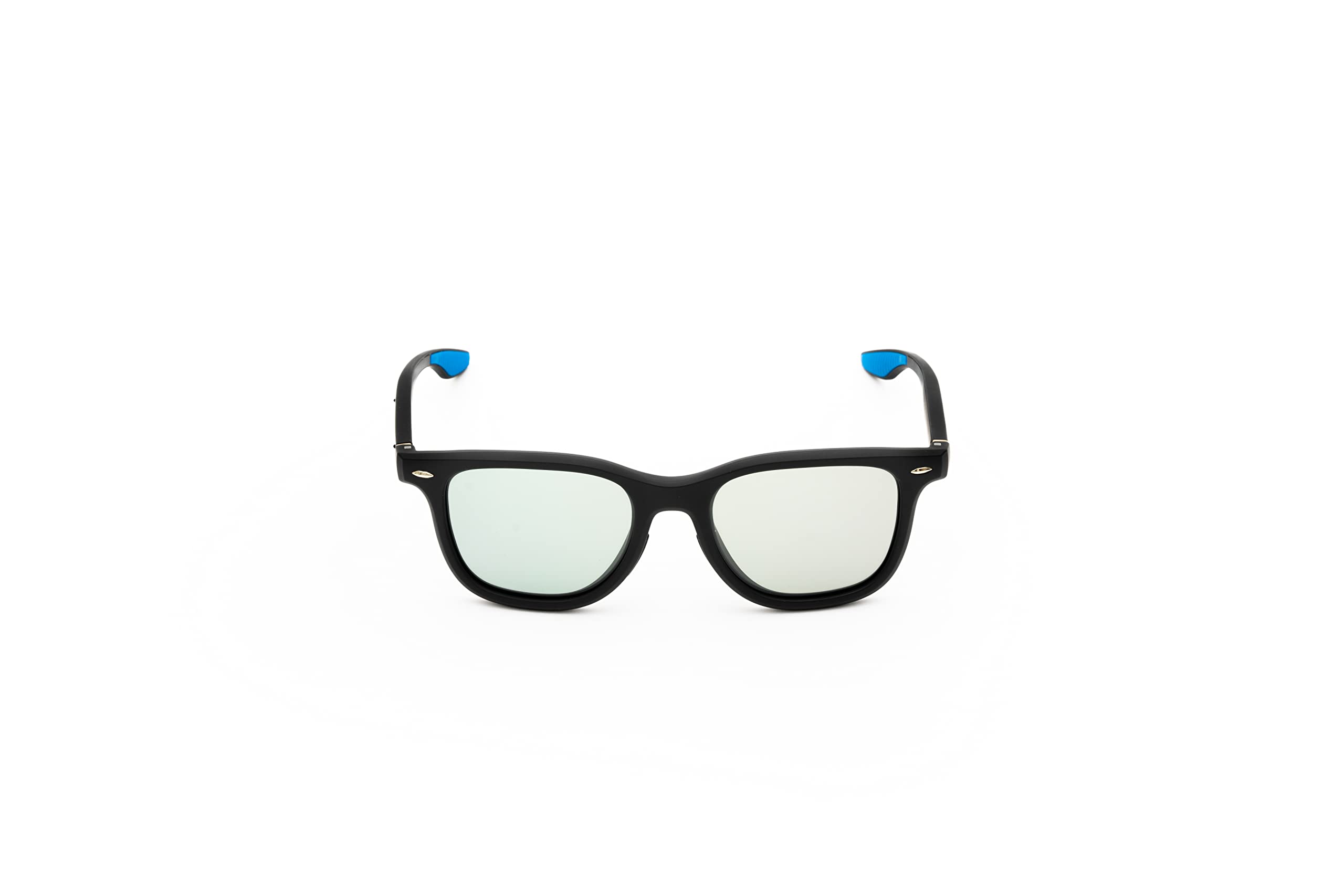 Wicue VR-3039 Occhiali da sole E-Touch, lenti elettroniche fotocromatiche istantanee e polarizzate, protezione UV, design classico, unisex, regolazione luminosità tramite comando touch, nero