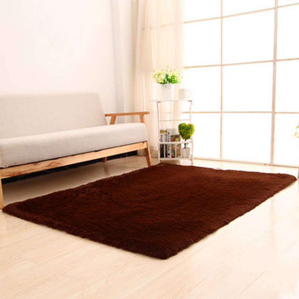 Tapis de Sol Rectangulaire en Peluche,Moelleux et Super Doux Shaggy Tapis de Salon Moderne Tapis Antidérapant Tapis de Fourrure Artificielle pour Décoration la Maison la Chambre à Coucher C 200x300CM