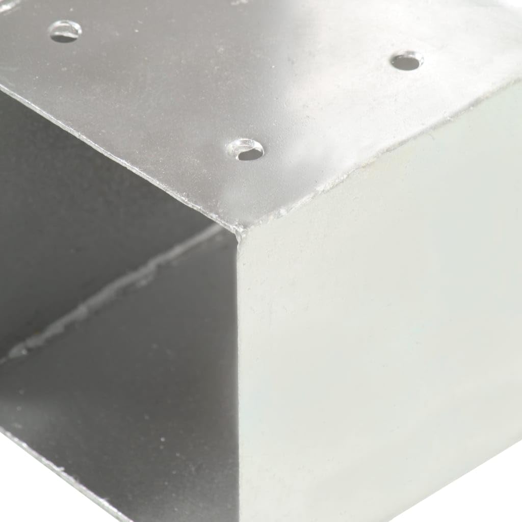 vidaXL Connettore per Pali a Forma di T in Metallo 81x81 mm