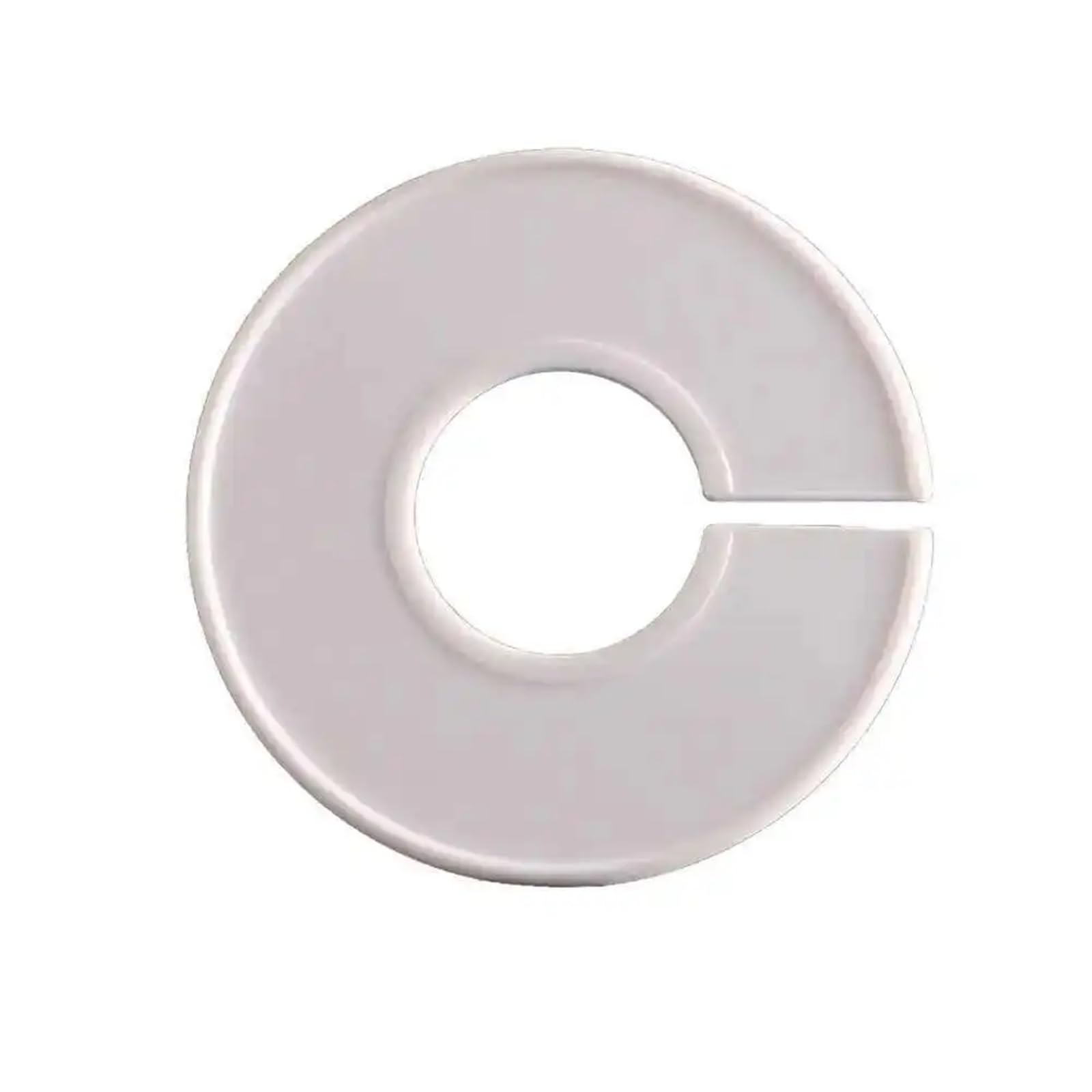 Yangshe White 10Pcs Blank Clothing Size Dividers Round Hangers Closet Organizer Tags