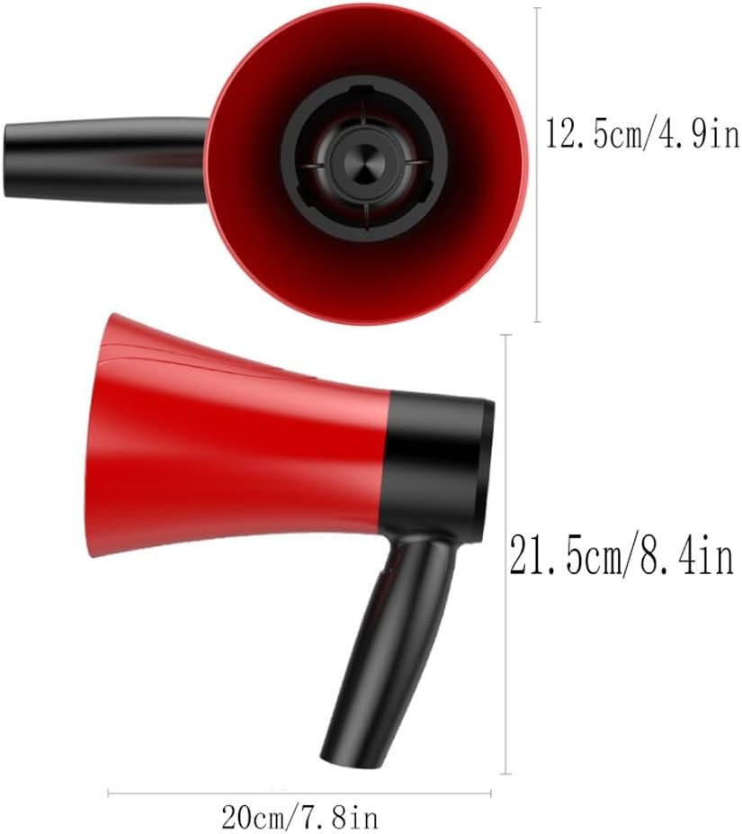 Megaphone Portable Megaphone Speaker, 30W Bullhorn USB Loud Speaker, Adjustable Volume Control Travel Guide Speech Teach Voice Amplifier Bullhorn Amplifiers