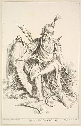 Image sur Toile Autre soldat chinois François Boucher 60x90cm pour chambre